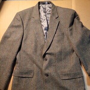 Jos A Bank Mens Gordon Brown Camel Hair Jacket Sport Coat Blazer 42L